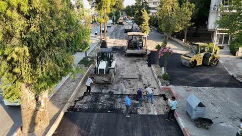 Torbalı'nın Ana Arterinde Yenileme Çalışmaları