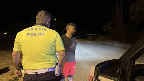 Burdur'da Alkollü Sürücü Yakalandı