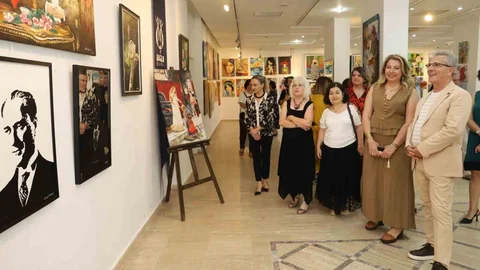 Nazilli'de Yağlı Boya Sergisi Açıldı