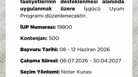 Niğde’de Yeni İstihdam Fırsatları Sunuluyor