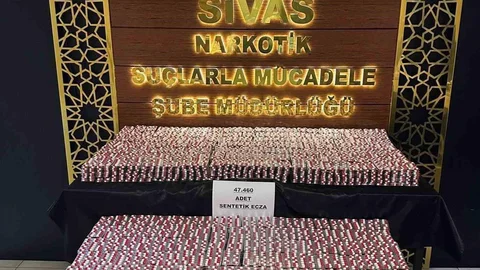 Sivas'ta Uyuşturucu Hap Operasyonu