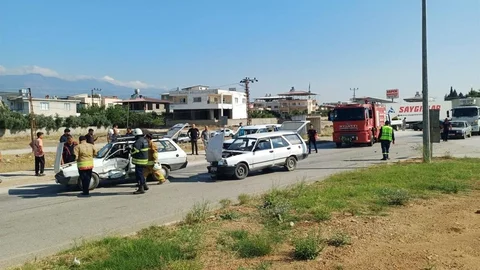 Hassa'da Trafik Kazası Meydana Geldi