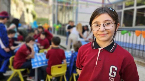Zonguldak'ta Ortaokul Öğrencisi Duru'nun Etkinliği