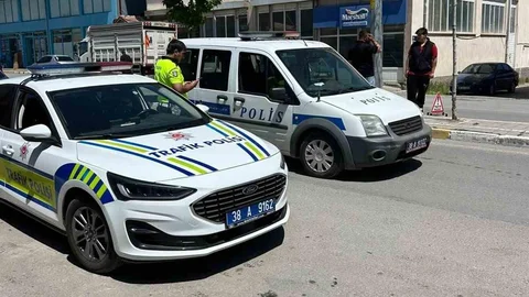 Kayseri'de Motosiklet Kazası