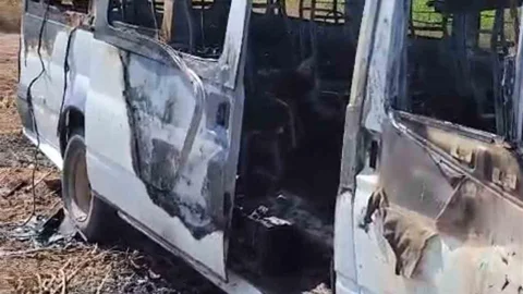 Park Halindeki Minibüs Yangını