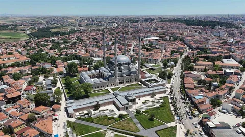 Edirne'de Cumhurbaşkanı Erdoğan'a Yoğun İlgi