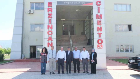 Erzincan'da Çimento Fabrikası Ziyareti