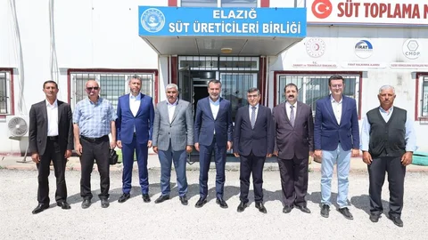 Elazığ'da Pastörize Süt Tesisinde Son Aşama