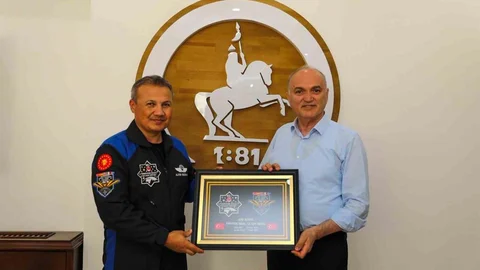 Düzce'de Astronot Ziyareti
