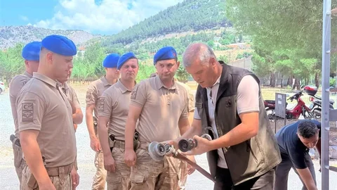 Muğla'da Komandolara Yangın Eğitimi