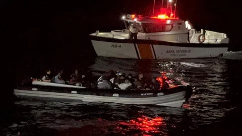 Aydın'da Düzensiz Göçmen Kurtarıldı