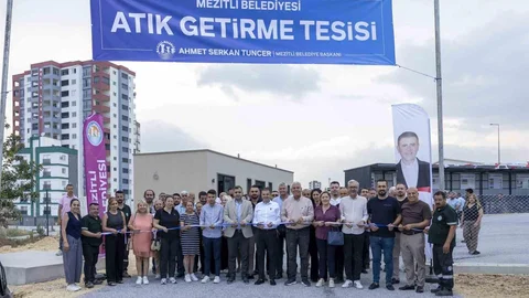 Mezitli’de Atık Getirme Merkezi Açıldı