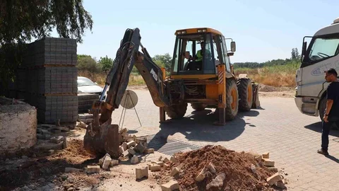 Aydın'da Şehir Hastanesi Yolu Çalışmaları