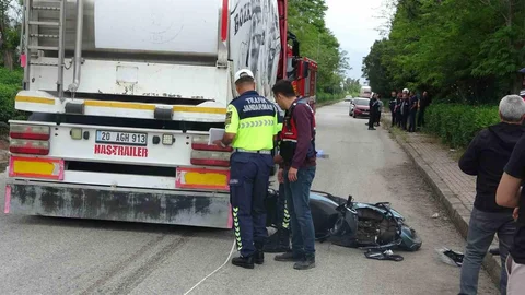 Antalya'da Motosiklet Kazası