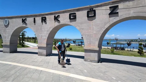 Malatya'da Kırkgöz Sahil Parkı Temizleniyor