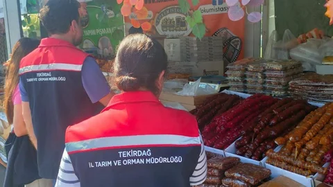 Tekirdağ'da Kiraz Festivali Denetimleri