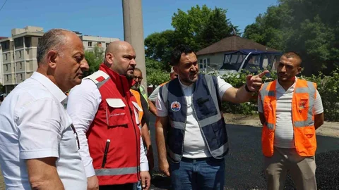 Atakum Yolları Onarılıyor