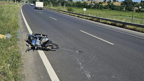 Samsun'da Motosiklet Kazası Meydana Geldi