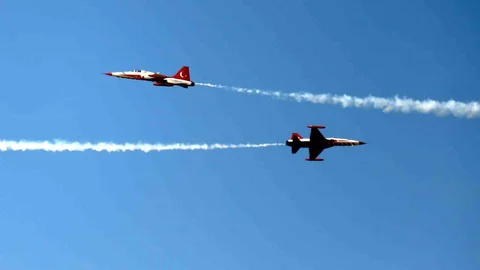 Türk Yıldızları Kastamonu'da Prova Uçuşu Yaptı