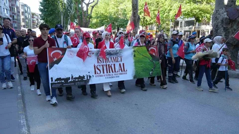 Kastamonu'da Kurtuluş Yürüyüşü