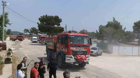 Mersin'de Orman Yangını Tatbikatı Gerçekleştirildi