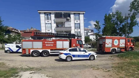 Tekirdağ'da Evde Yangın Çıktı
