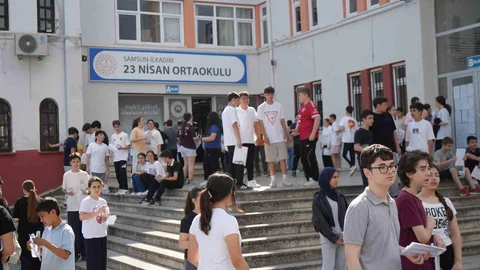 Samsun'da LGS Sınav Heyecanı