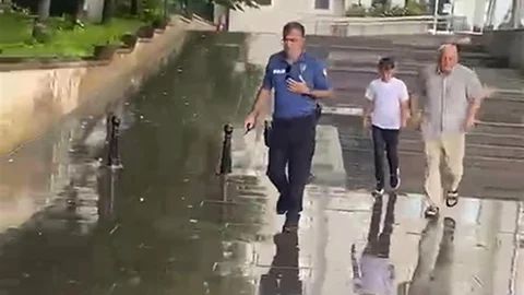 Nevşehir'de Öğrenci Sınava Yetiştirildi