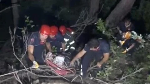 Osmaniye'de Uçurumda Kaza