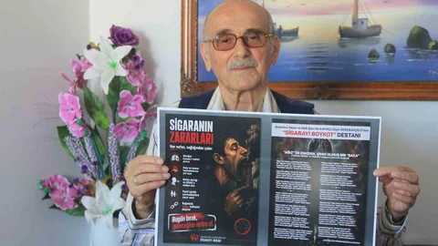 Samsun'da Sigara Bağımlılığına Karşı Destan Yazıldı
