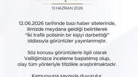 Iğdır Valiliği Soruşturma Başlattı