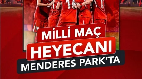 Aydın'da Milli Maç Coşkusu