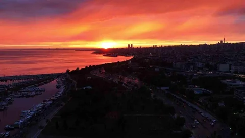 İstanbul'da Yağmur Sonrası Görsel Şölen
