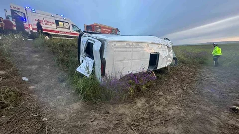 Kulu'da İşçi Servisi Devrildi