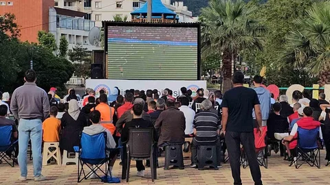 Kastamonu'da Milli Maç Heyecanı