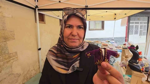 Kütahya'da Mor Cepken Geleneği Sergilendi