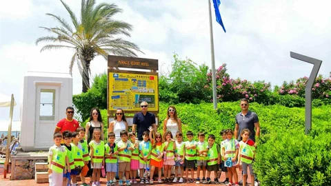Minik Çevreciler Mavi Bayrak ile Tanıştı