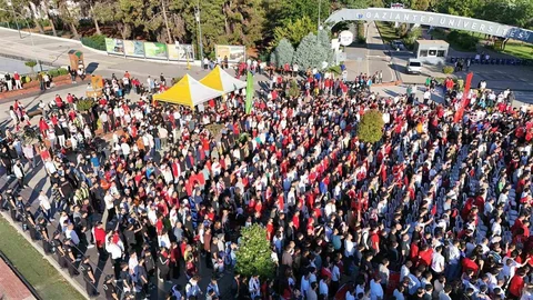 Gaziantep'te Milli Heyecan Coşkusu