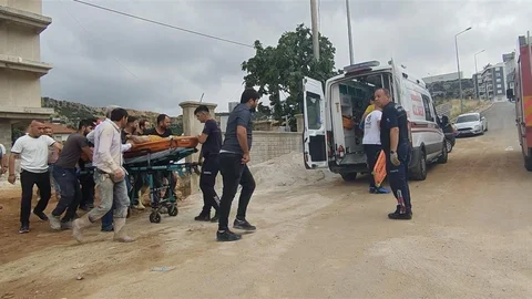 Antalya'da Müteahhit Asansör Boşluğuna Düştü