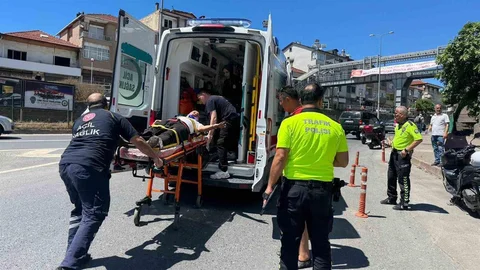 Zonguldak Alaplı'da Motosiklet Kazası