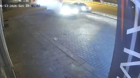 Bingöl'de Trafik Kazası Anı Kamerada