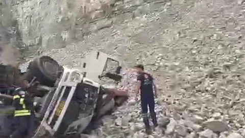 Erzurum'da Feci Tır Kazası