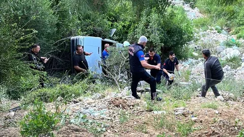 Osmaniye'de Uçurum Kazası