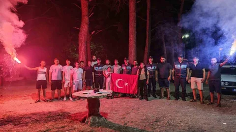 Mersin'de Jandarmaya Sürpriz Kutlama