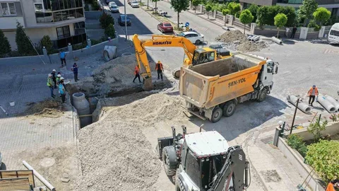 Söke'de Kanalizasyon Hattı Yatırımı