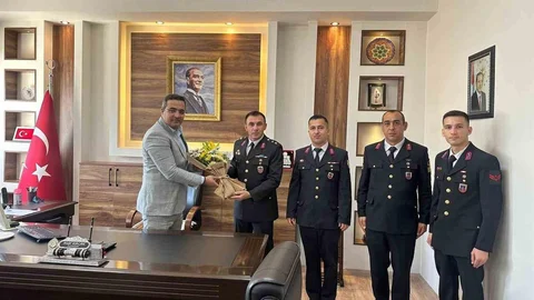 Sarıgöl'de Jandarmaya Teşekkür Ziyareti
