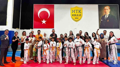 Muğla'da Tekvando Kuşak Terfi Sınavı