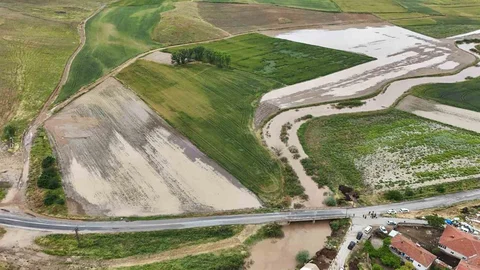 Yozgat'ta Şiddetli Yağış Zarara Yol Açtı