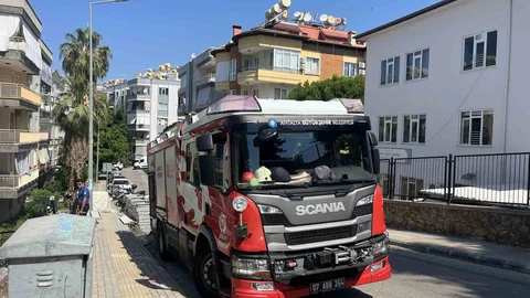 Alanya'da Apartman Yangını Korkuttu