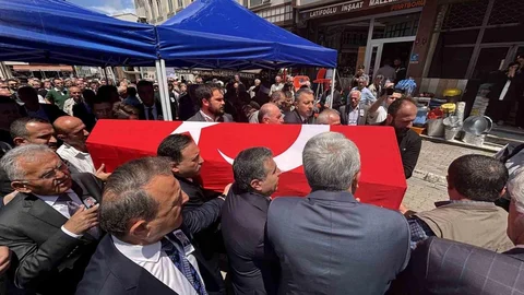 Trabzon'da Vali Yardımcısı Şenol Esmer'in Cenazesi